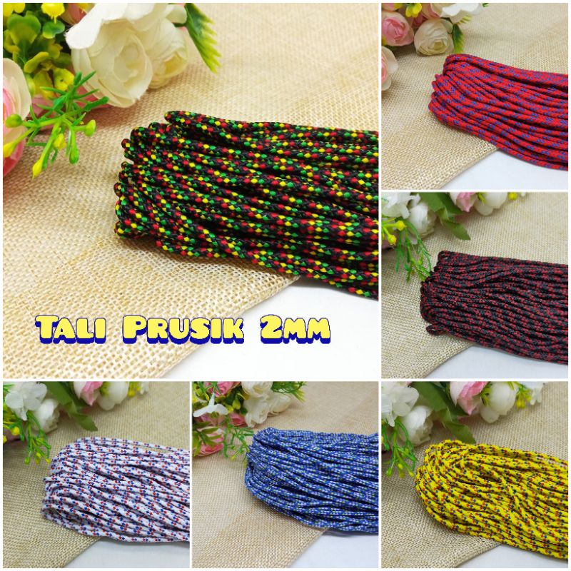 Tali Prusik 2mm Tali Prusik Motif Tali Prusik Warna