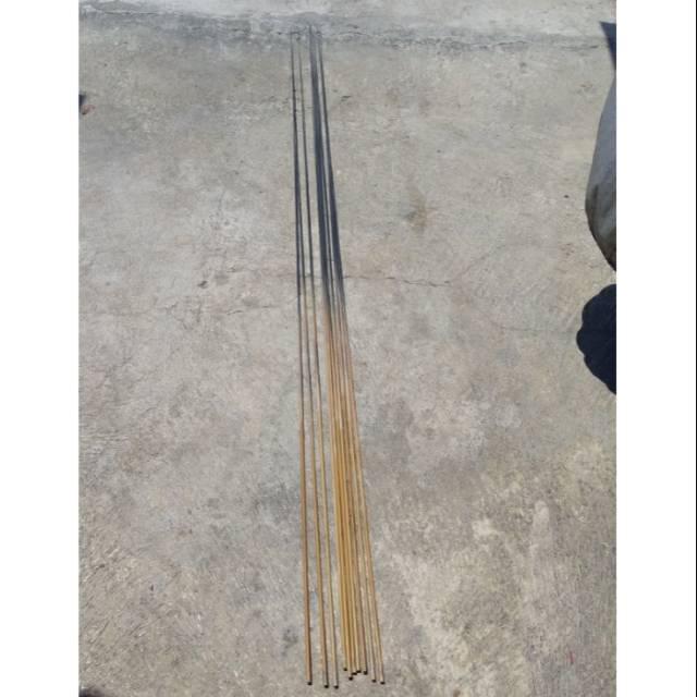 Blank joran Carbon sutet solid 145cm siap rangkai sudah bubut 9mm