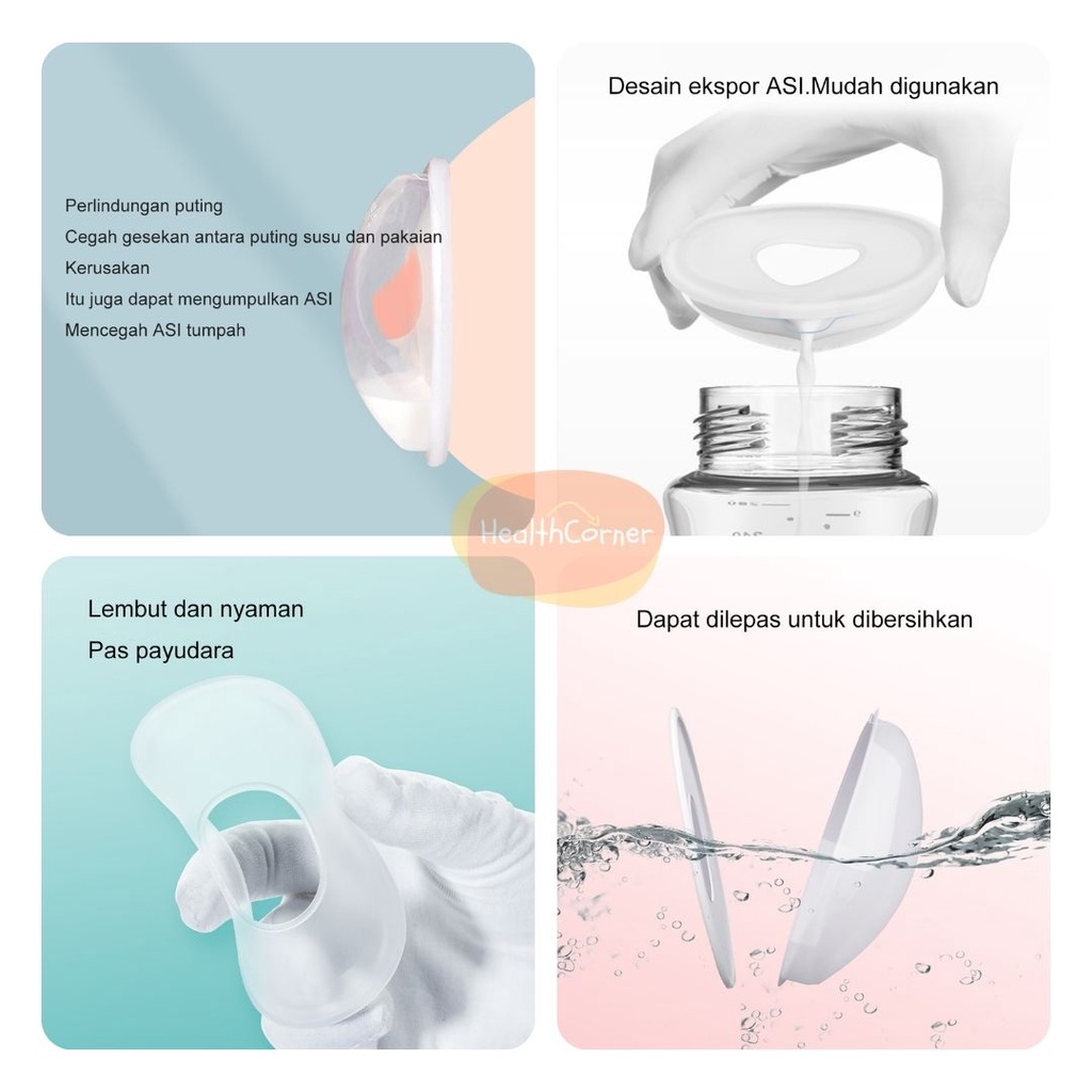 Wadah Penampung ASI Silikon / Breastpad Saver Shield / Breast Milk Collector