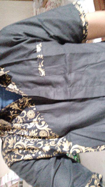 Kemeja Pria Batik Kertabumi Katun Prada Sopal Kombinasi / Baju Batik Pria Murah Bisa Cod