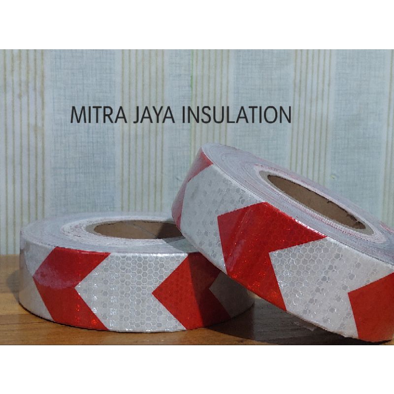 

Sticker-stiker-scothlite-scothligh-panah prismatik merah putih