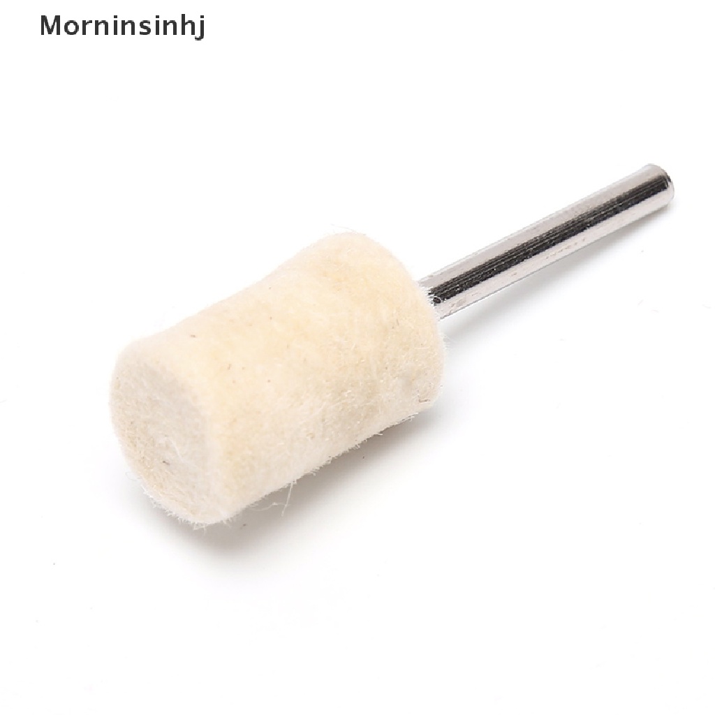 Mornin 10Pcs Mata Gerinda Poles Bahan Wol Felt Untuk Mesin Rotary