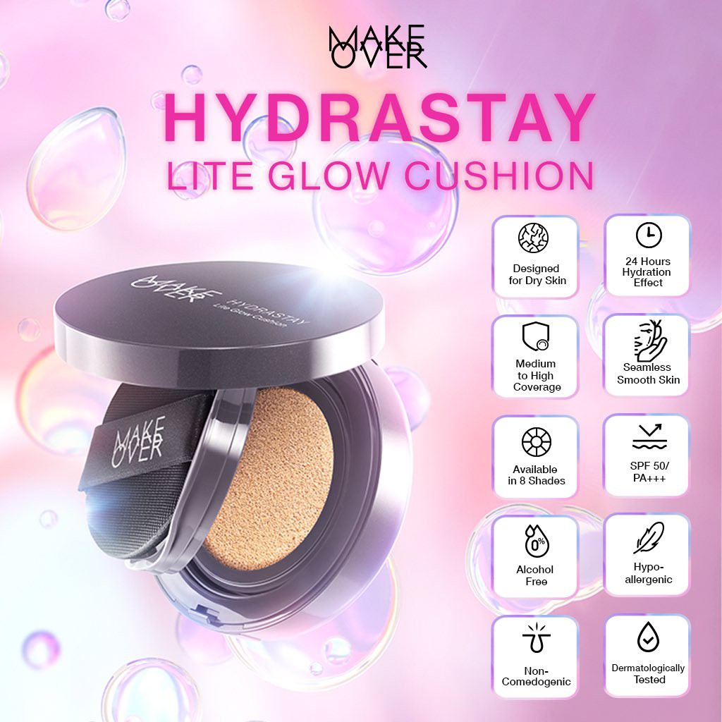 Make Over Hydrastay Lite Glow Cushion