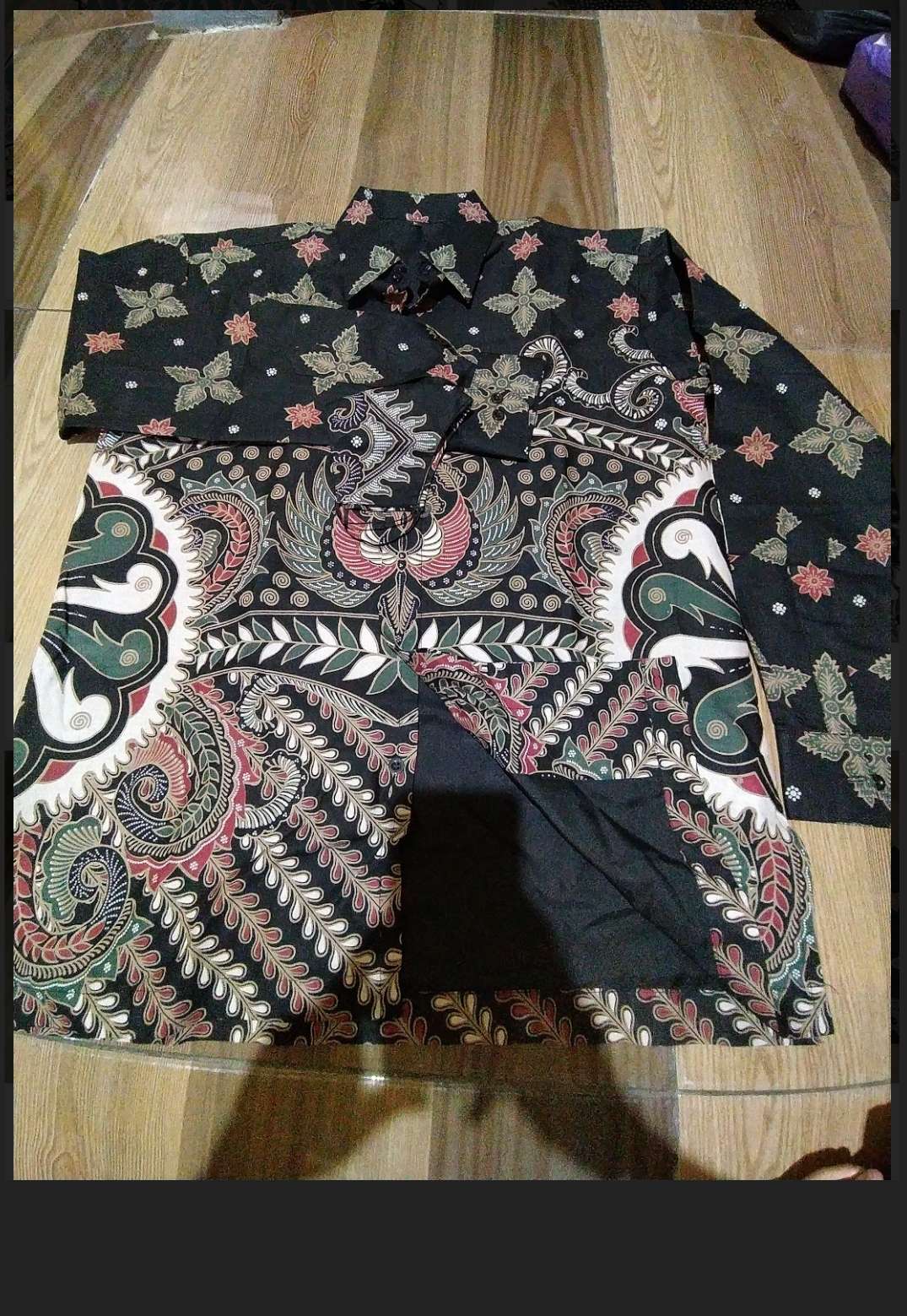 Batik Pria Lengan Panjang Keratonan Solo Premium Produksi Batik Aluna Sku 063