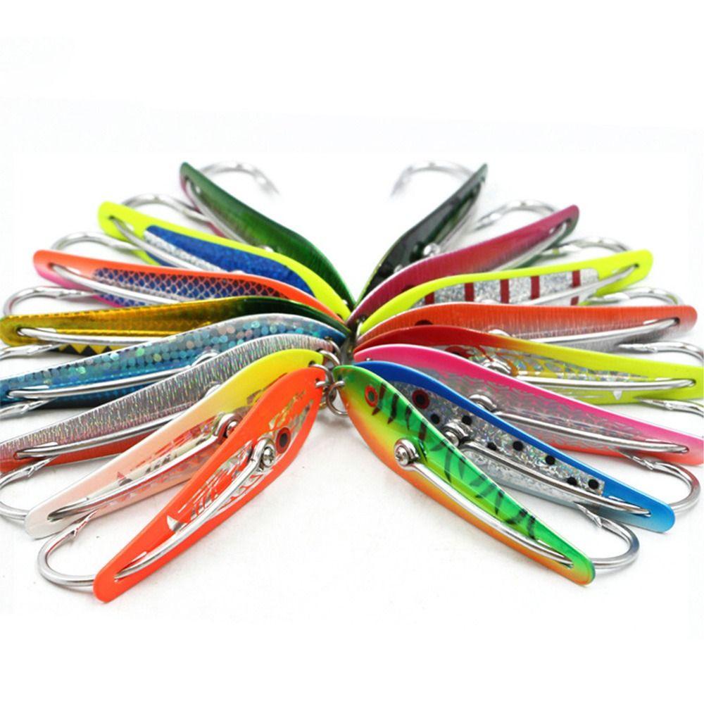 Top Fishing Lure New Sequin Umpan Engkol Logam