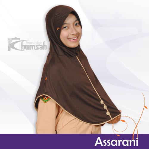 Hijab Kerudung Sekolah SD Premium Murah Adem/ ASSRANI /RABBANI KW