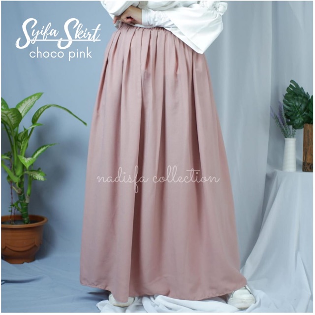 SYIFA SKIRT ROK PANJANG RAMPEL KECILk