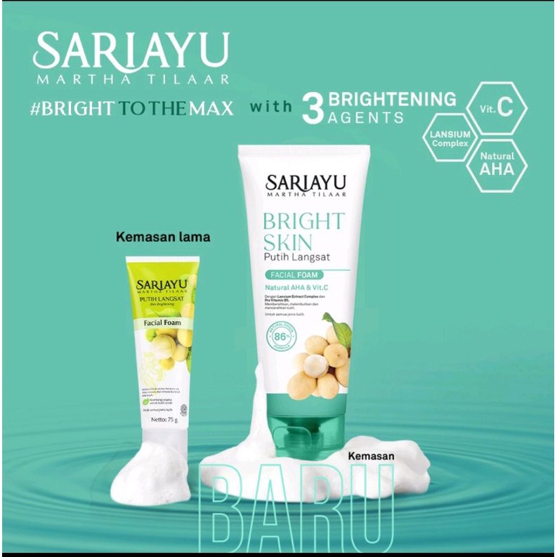 SARIAYU FACIAL FOAM 75 g Expired 2024