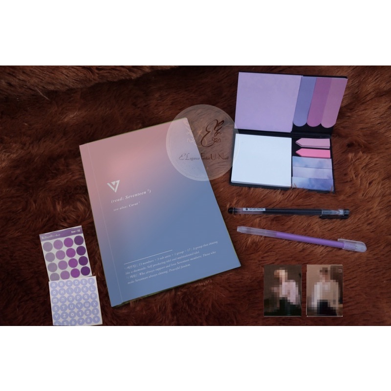 

Journal fankit Seventeen notebook
