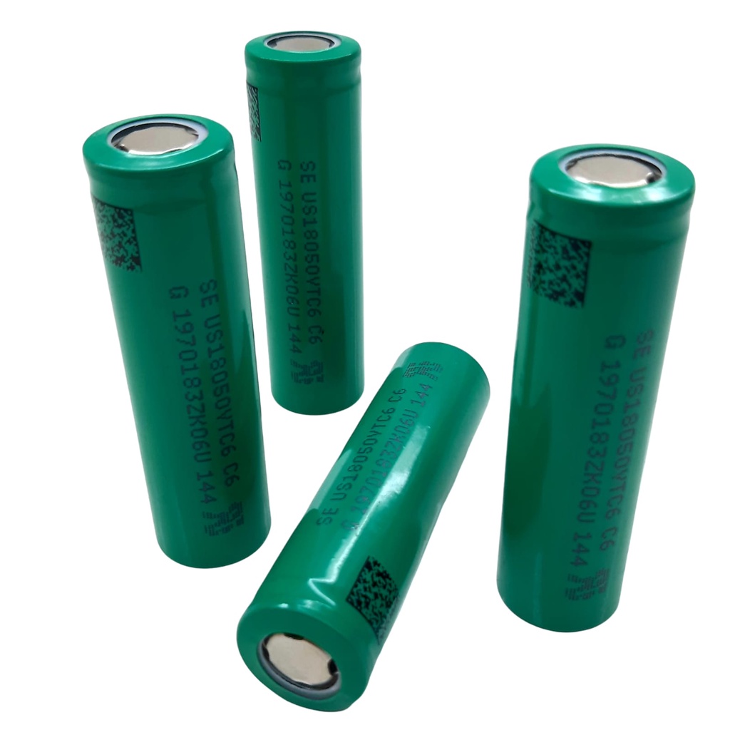 BAterai Cas Type Lithium 18650 Li-ION 3.7V-300mAh Flat Top Isi 4 Pcs