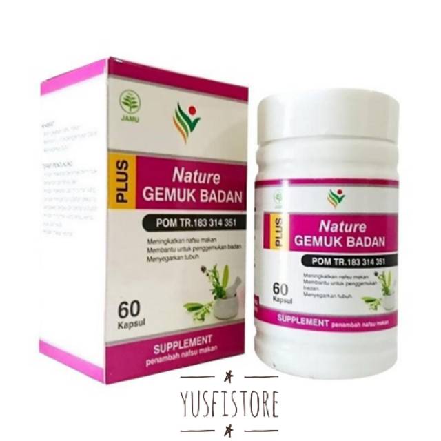 Nature Gemuk Badan 60 Kapsul Penggemuk