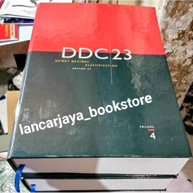 DDC 23 DEWEY DECIMAL CLASSIFICATION VOL 1234 tools