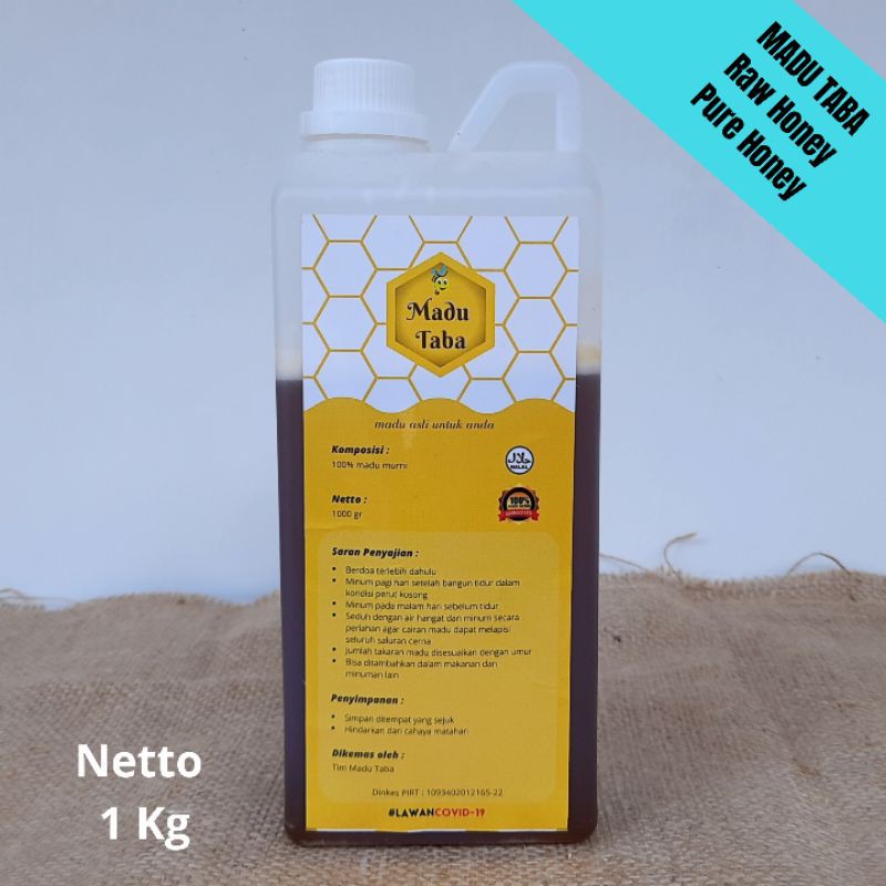 

Raw Honey" Madu Bunga Randu 1.000 gram ( 1 kg )/Madu Taba/ Madu Murni
