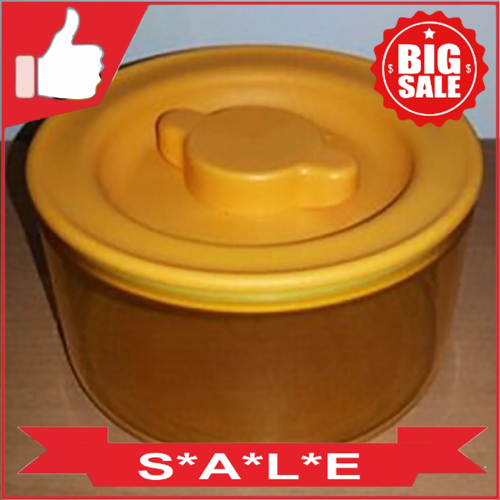 Tupperware Luxury Canister 800ml 1pcs Gold - Toples Kue Tupperware Original