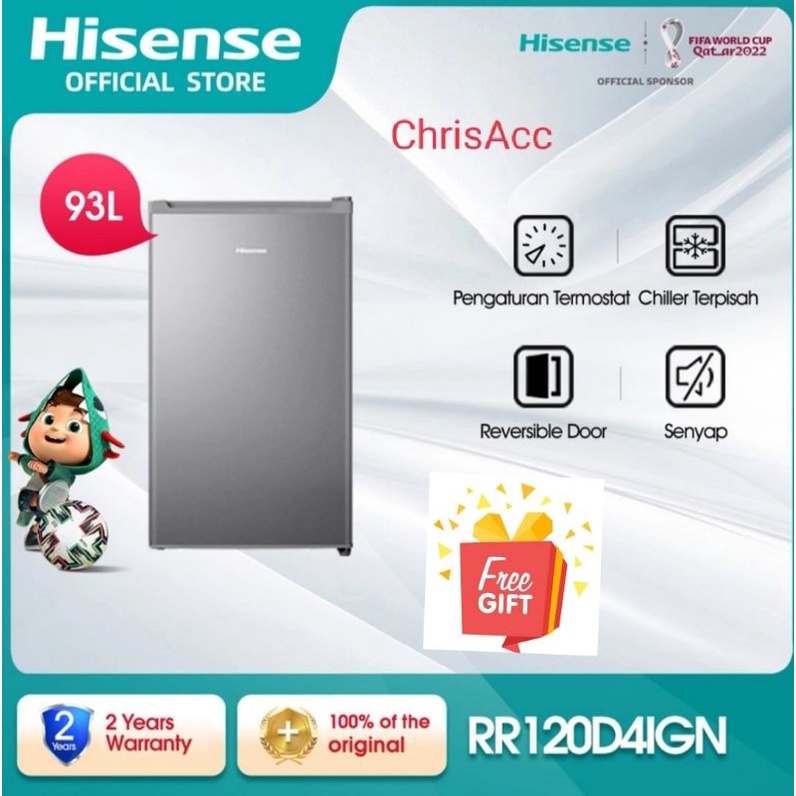 kulkas hisense 1 pintu RR120D4IGN