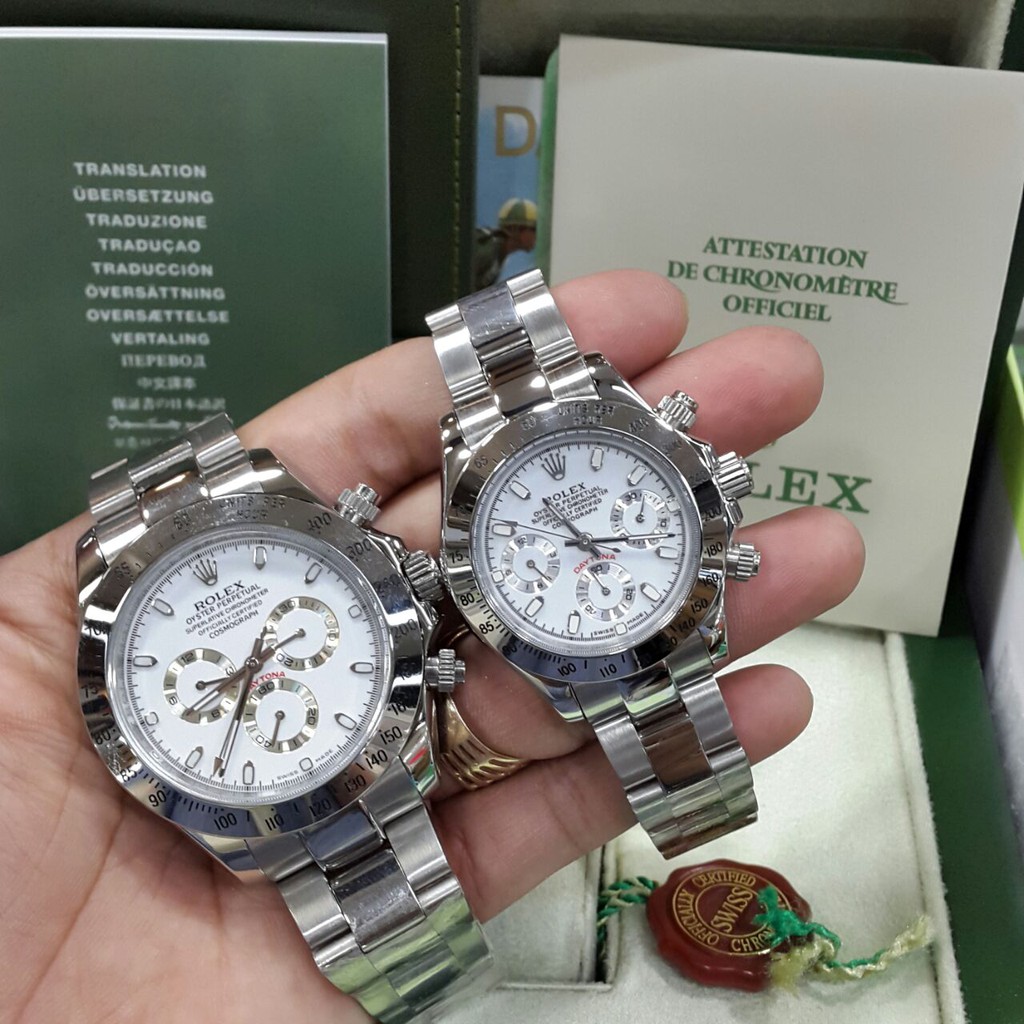 JAM TANGAN ROLEX DAYTONA COUPLE AUTOMATIC PREMIUM