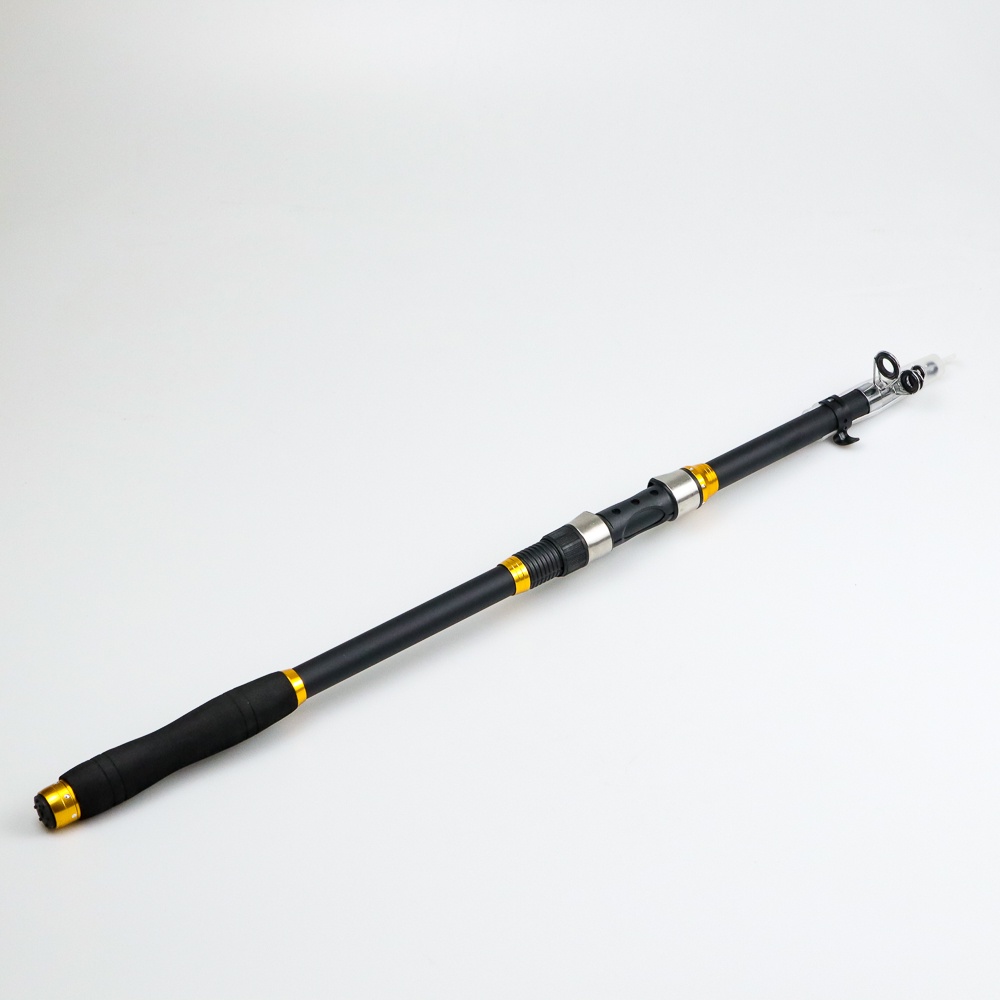 GHOTDA Joran Pancing Antena Portable Fishing Rod Pole Carbon Fiber 2.4M