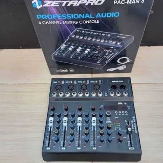 MIXER AUDIO ZETAPRO PAC MAN 4 / PACMAN 4 (4 CHANNEL)