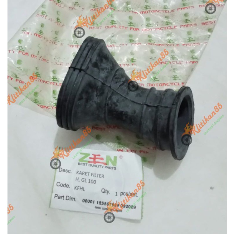 karet filter udara karbu gl 100 gl 125 gl k cg 110 cg 125 glk