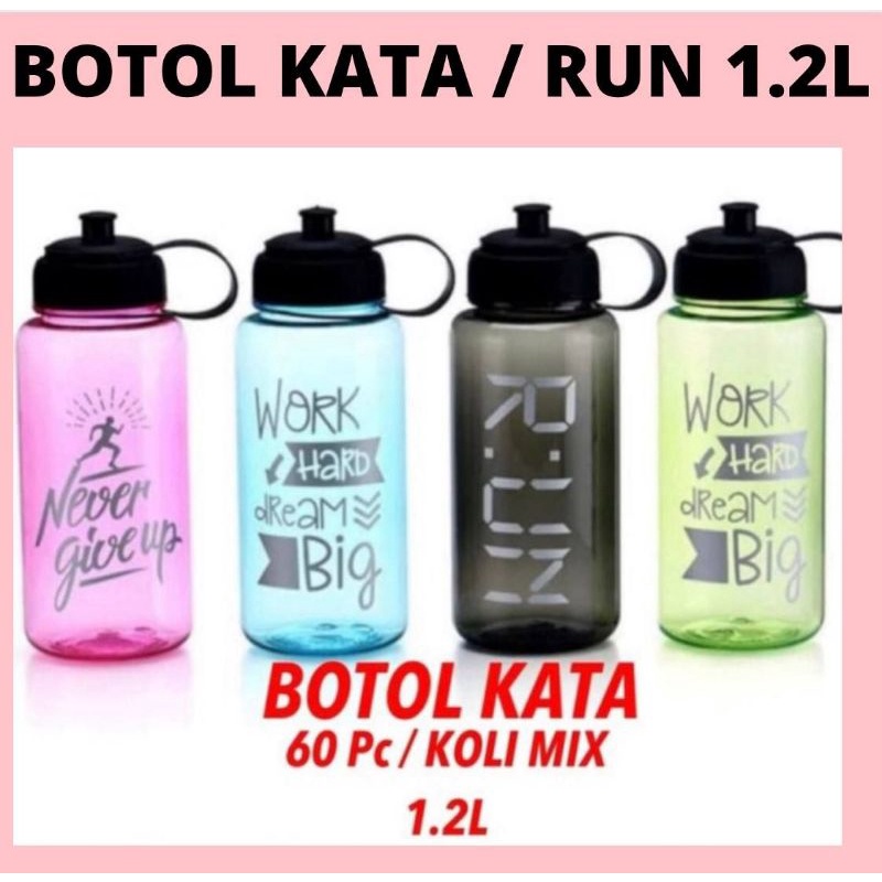 botol kata motivasi 1,2 liter