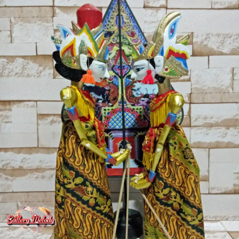 Wayang Golek Rama &amp; Sinta (Sepasang)