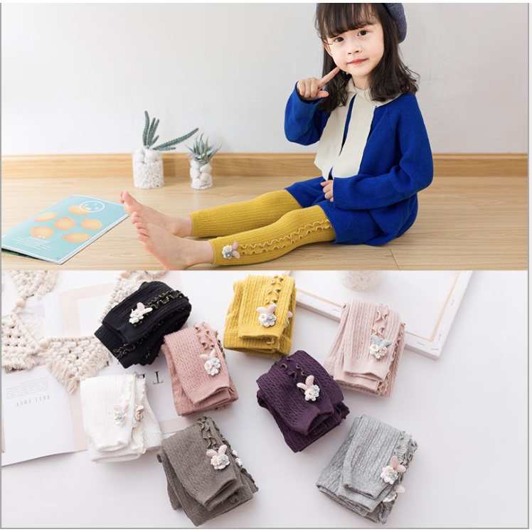 babyfit BONNY RUFFLE celana anak bayi perempuan legging buka kaki import dq-0718r