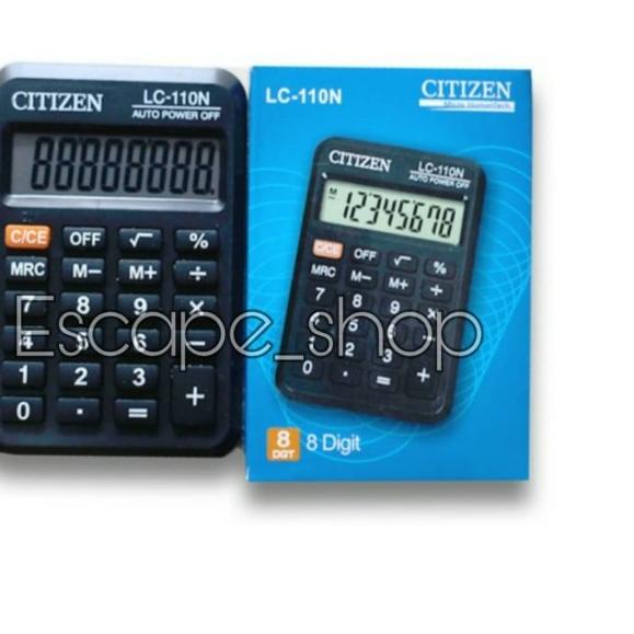 

➴ KALKULATOR SAKU CITIZEN LC 110 N - CALCULATOR MINI CITIZEN LC-110N ♫
