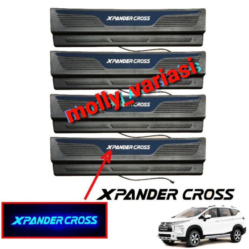 Sillplate Samping Mobil XPANDER CROSS LED