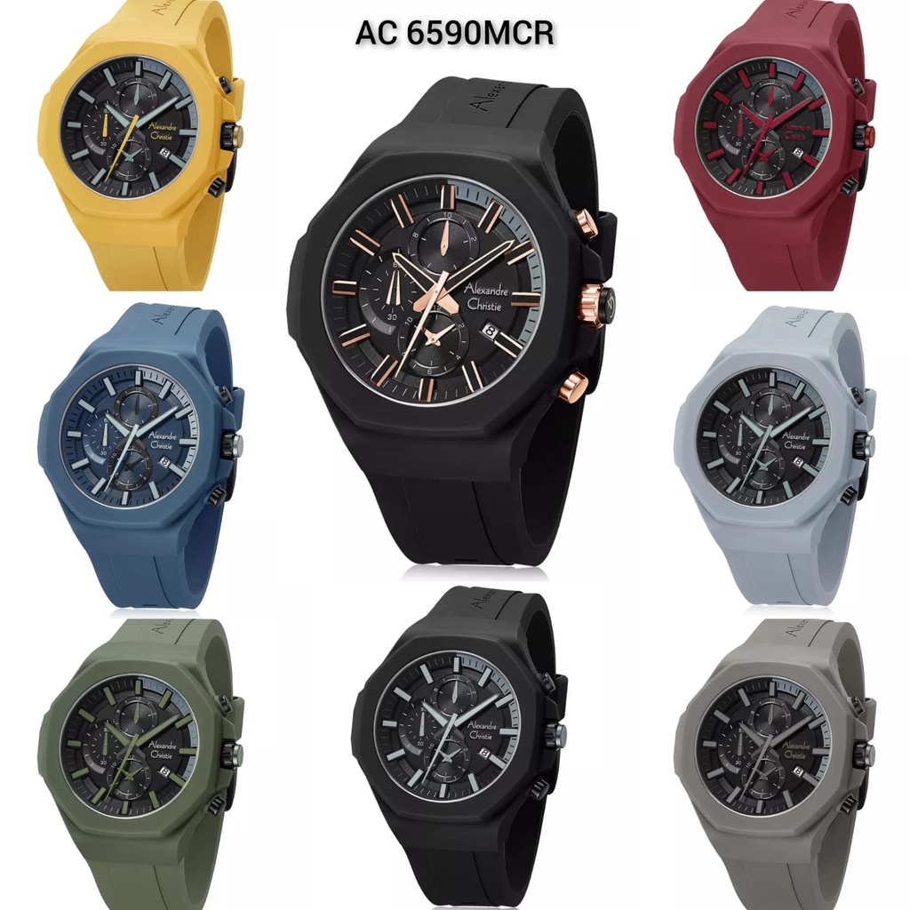 ALEXANDRE CHRISTIE AC 6590MCR JAM TANGAN PRIA ORIGINAL GARANSI RESMI