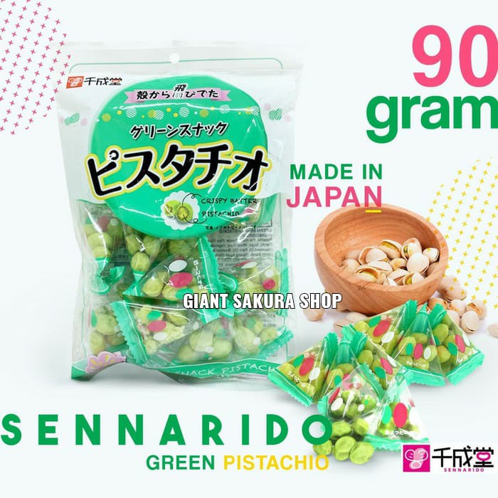 

Sennarido Green Snack Pistachio / kacang jepang / snack jepang / camilan impor