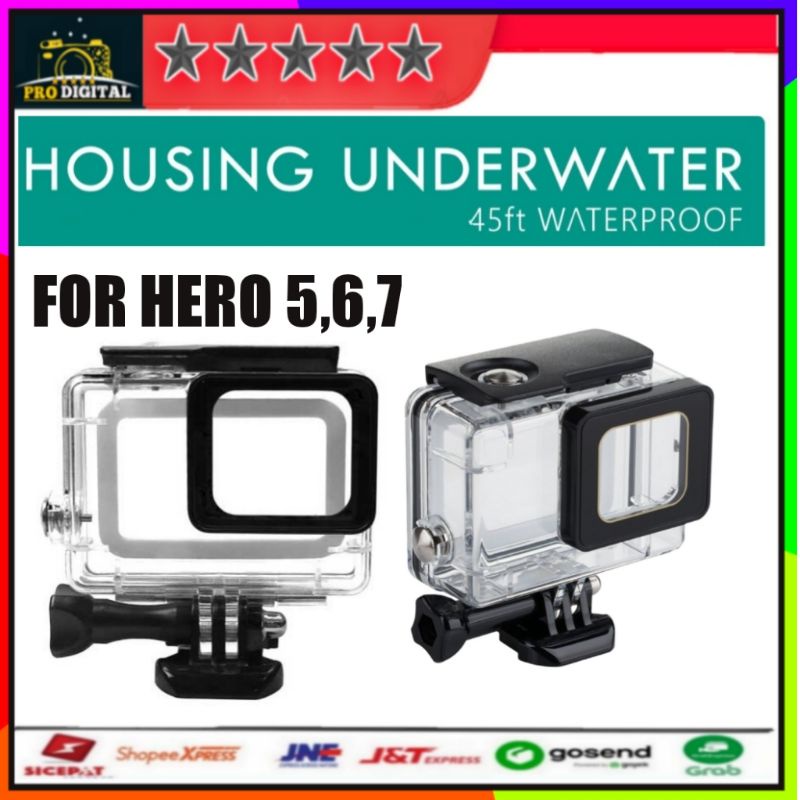Housing GoPro HERO5 HERO6 HERO7 waterproof -Housing GoPro HERO 5 6 7 - waterproof