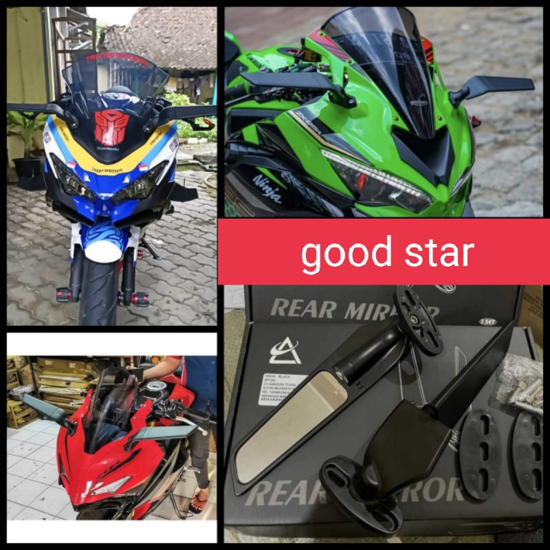 Spion Winglet Spion Model Zx25R.Full CNC Universal NINJA ZX 25R, R15. R25, GSX, CBR, X Max, DLL.