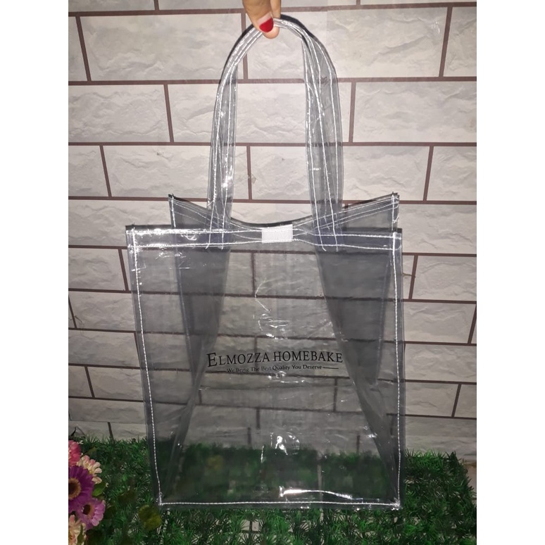 TAS SOUVENIR MIKA TRANSPARAN FREE SABLON