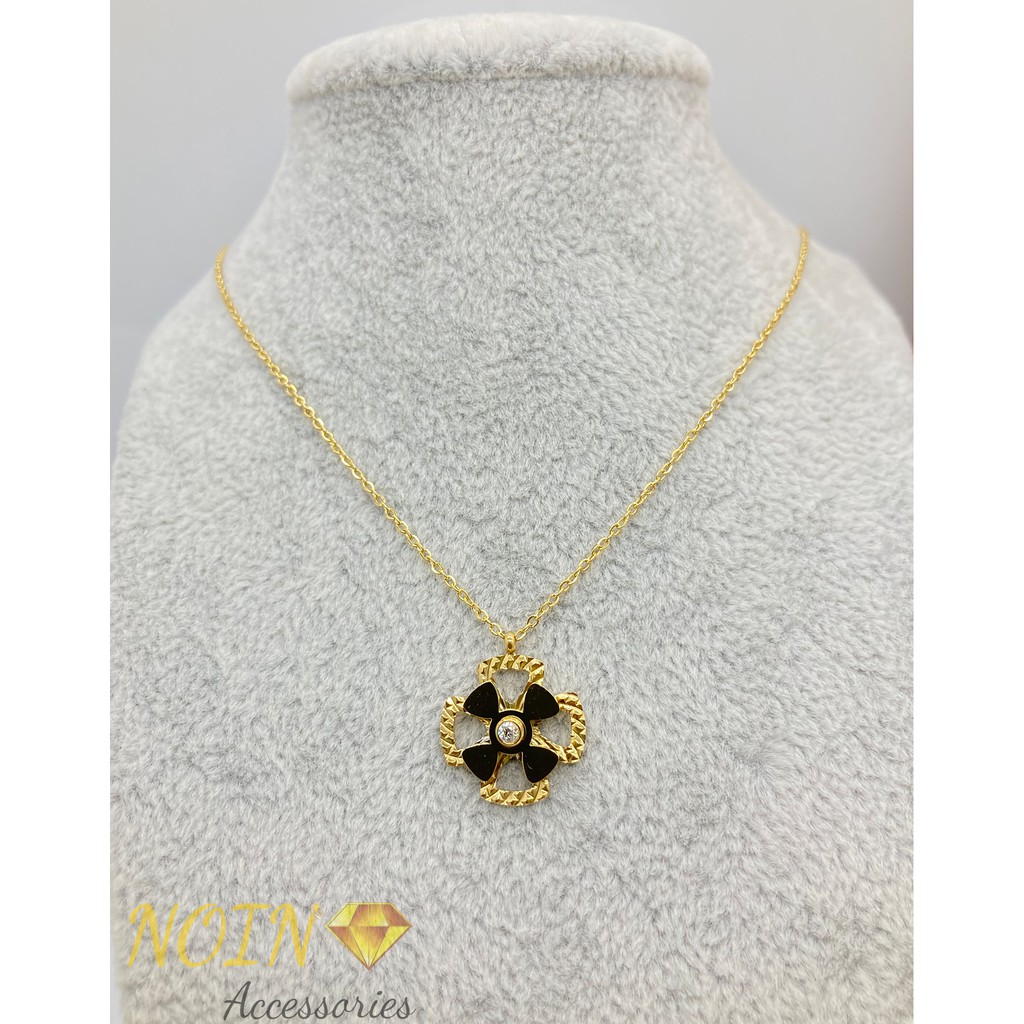[NOIN] Kalung Titanium Wanita liontin - Import KT-027