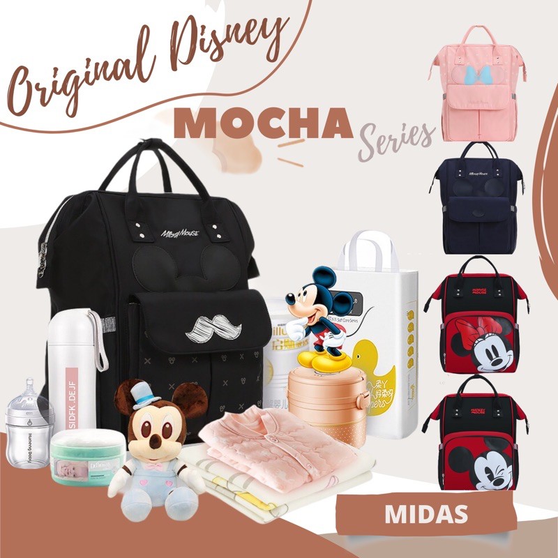 07.07 BIG SALE !! TAS DISNEY Diaper bag  Original DISNEY (MOCHA SERIES)