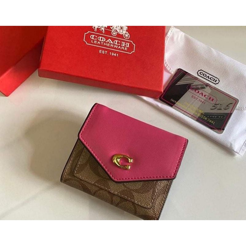 NEW ITEM dompet coa*ch envelope mini free box