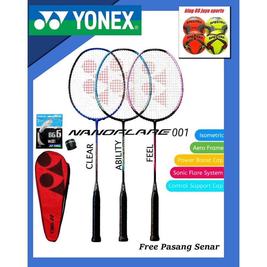 RAKET BADMINTON YONEX NANO FLARE 001 ORIGINAL