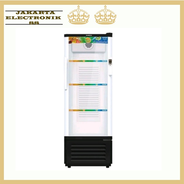 Sanken Showcase Cooler SRS-229-BK Garansi Resmi