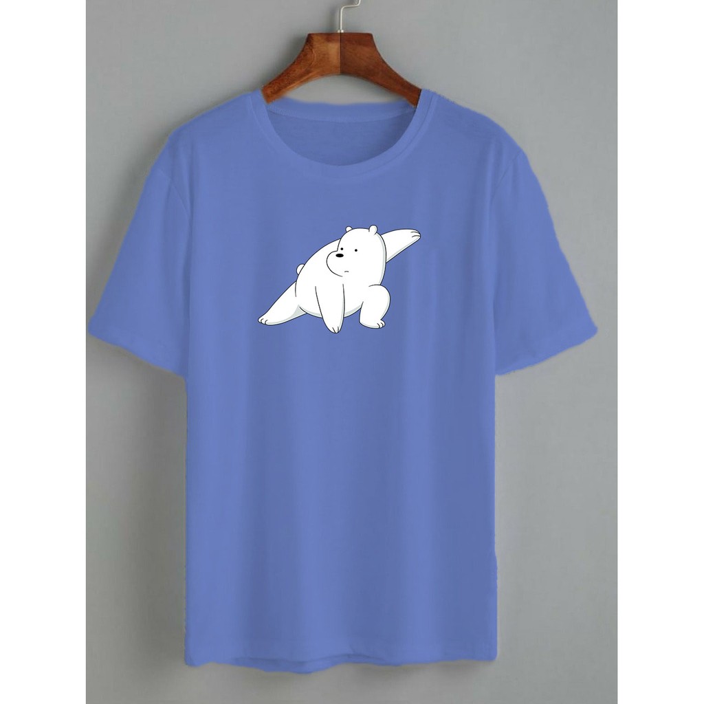 kaos white bear kungfu / kaos wanita/ KATUN 24Skaos white bear kungfu / kaos wanita/ KATUN 24S