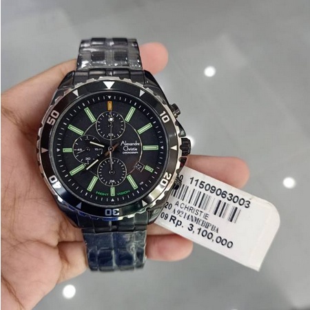 Jam Tangan Pria Original Alexandre Christie AC-9214