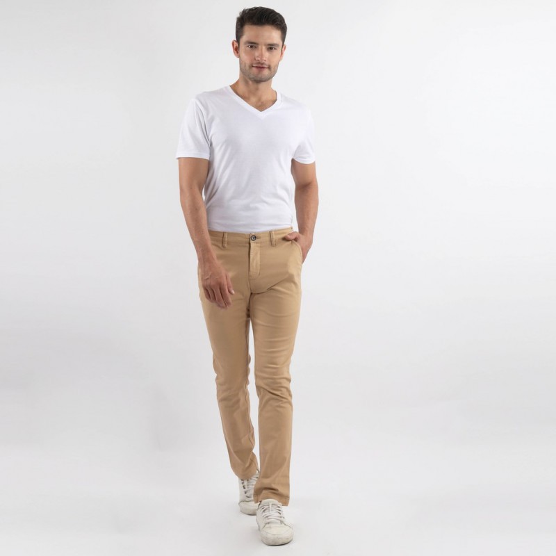 Edwin Celana Chinos Pria Osaka Slim Fit Stretch Beige