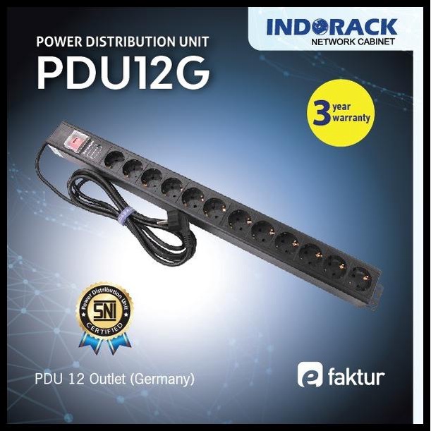 Pdu12G - Pdu 12 Outlet Germany Socket - Indorack