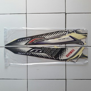 striping stiker  motor  mio j sporty 2014 hitam ungu  