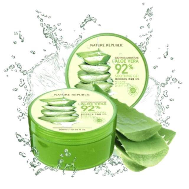 Nature Republic  soothing&moisture 92% aloe vera (asli korea)