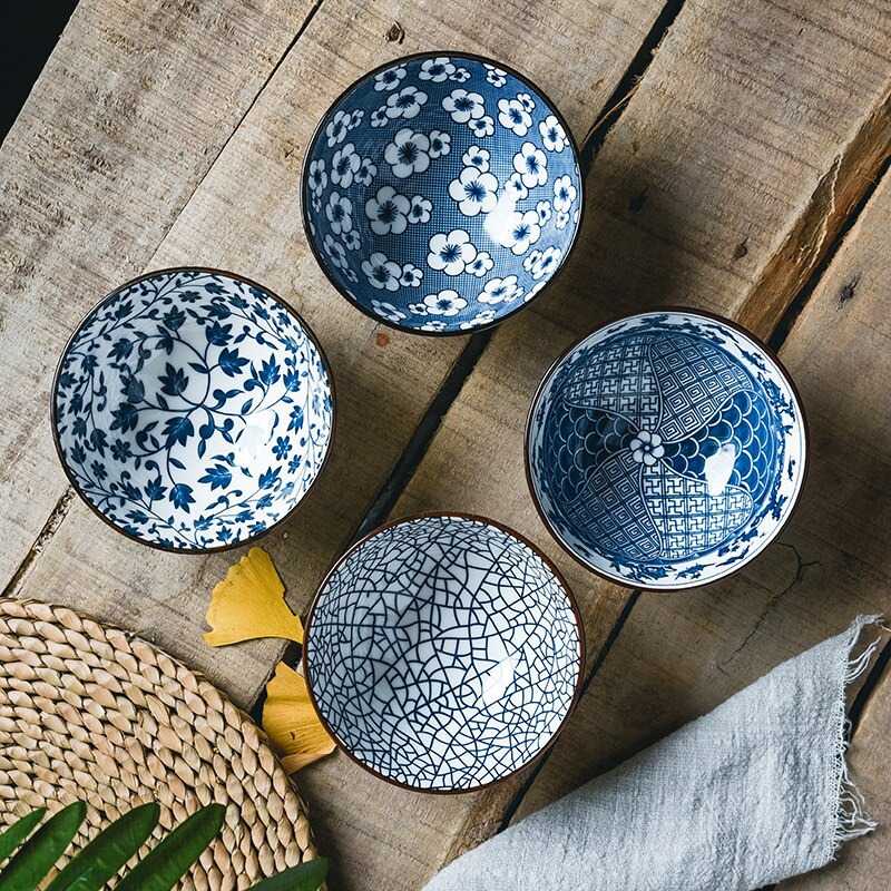 TD - RUM Yurang Mangkok Keramik Bowl Japanese Style 6 PCS - TY-747