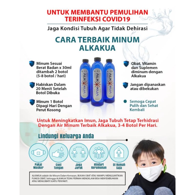 Ionasis Alkakua Air Minum Dalam Kemasan Alkali 500ml