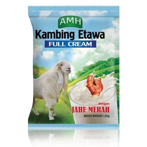 

Susu kambing etawa AMH plus jahe merah asli Kemasan sachet 1pcs