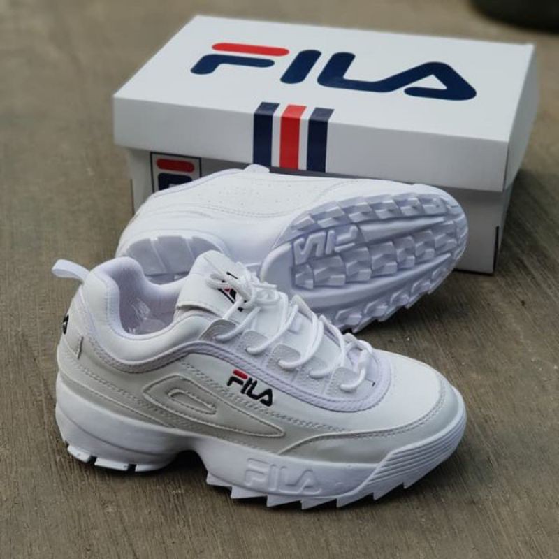 Sepatu Sekolah Filla Full BLECK/Waet/Anak Pria Wanita Cewe Cowo Laki Perempuan Murah Grosir Hot