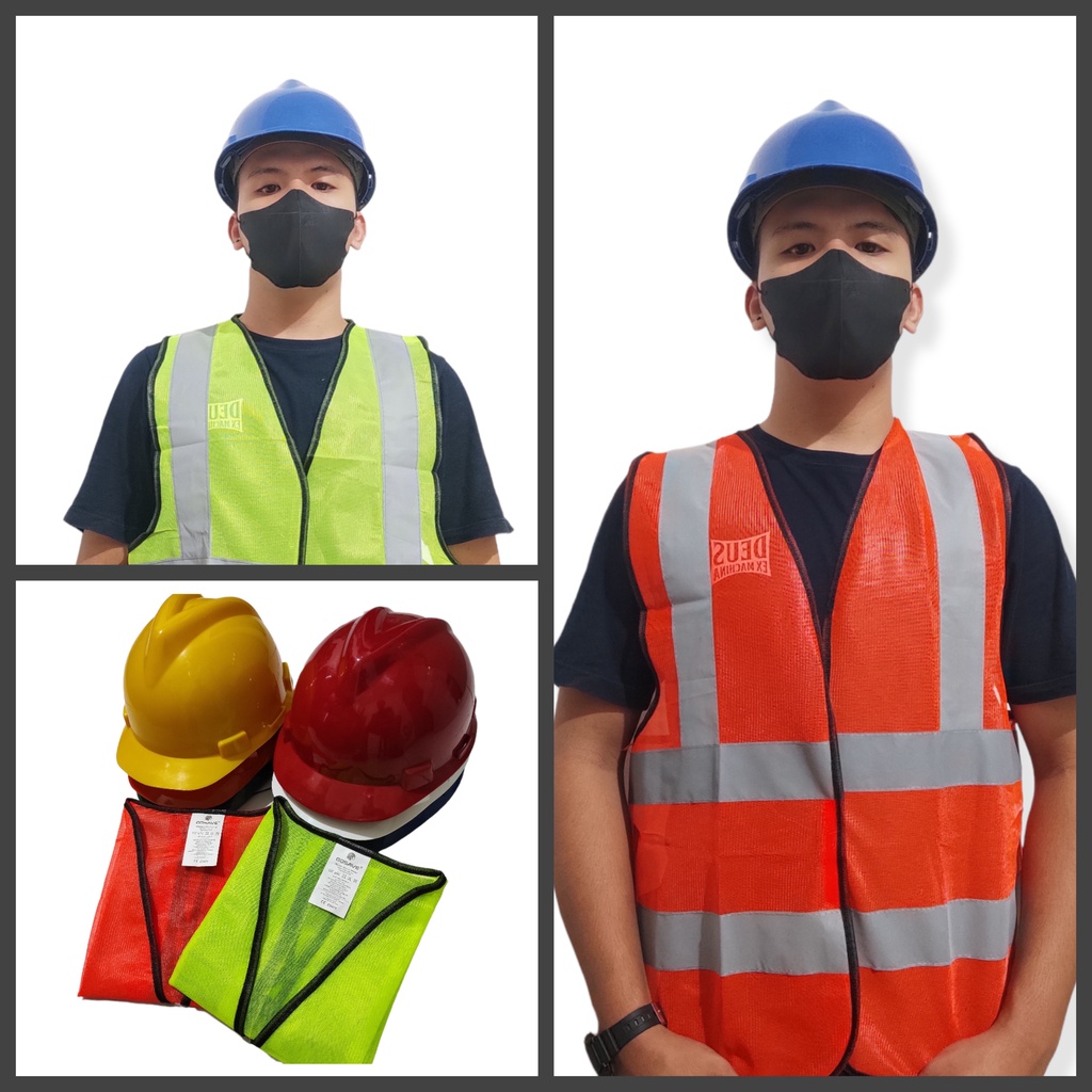 PAKET SAFETY HELM ASA STANDART DAN ROMPI 4 LINE GOSAVE