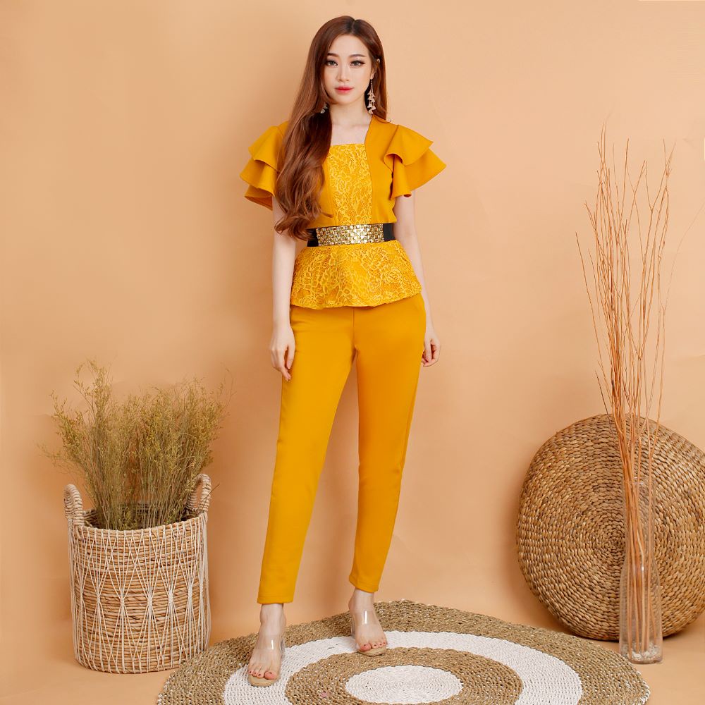 #fashion wanita #049 , STELAN SCUBA IMPORT PREMIUM KOMBINASI BRUKAT GLITER FREE BELT